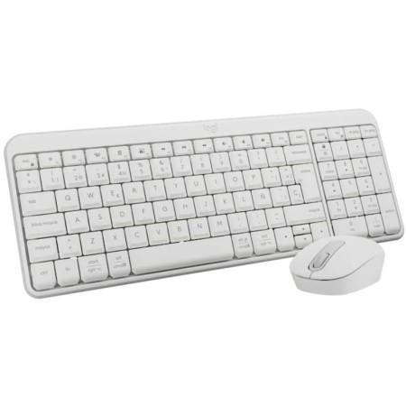 Teclado y Ratón Inalámbricos Logitech Wireless Combo MK250/ Blanco