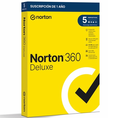 NORTON 360 Deluxe 50GB ES 1us 5 dispositivos 1A