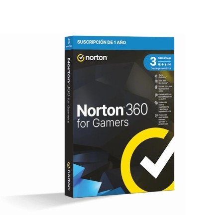 Antivirus norton 360 for gamers 50gb español 1 usuario 3 dispositivos 1 año caja generic rsp mm gum