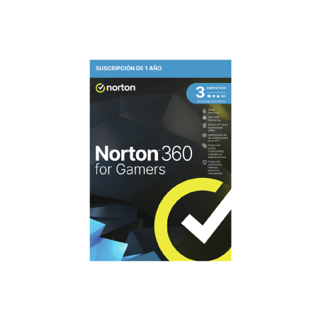 Antivirus norton 360 for gamers 50gb español 1 usuario 3 dispositivos 1 año esd electronica drmkey