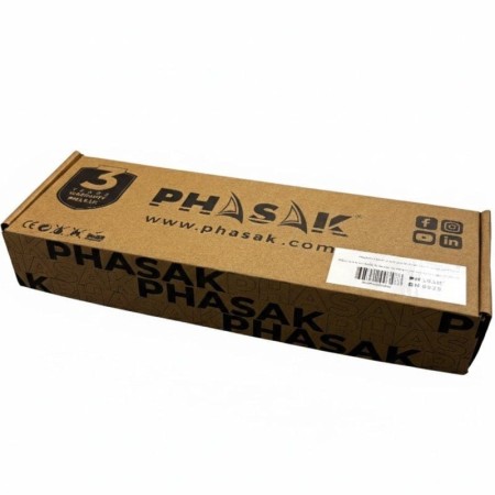 Regleta con Interruptor Phasak BN 0825/ 5 Tomas de Corriente/ Cable 1.8m/ Azul