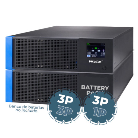 Sai ups phasak 20000va rack titan online doble conversion ph 9382 20kva