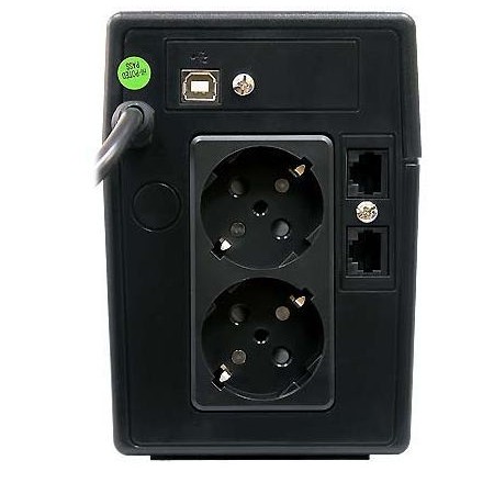 SAI Línea Interactiva Phasak 650 VA LCD Interactive/ 650VA/ 2 Salidas/ Formato Torre