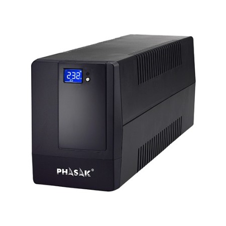 SAI Línea Interactiva Phasak 2000 VA LCD/ 2000VA/ 4 Salidas/ Formato Torre