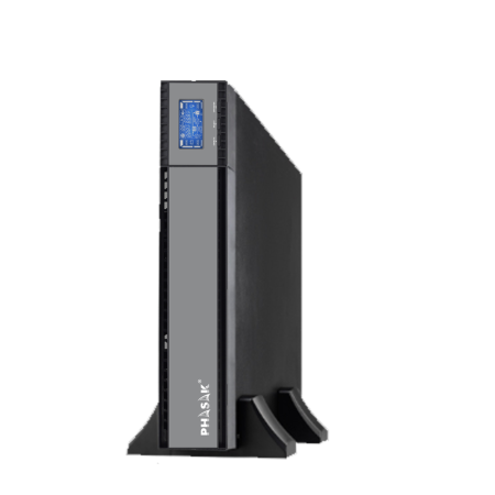 SAI Online Phasak Rack 3000 VA Online LCD/ 3000VA-2700W/ 8 Salidas/ Formato Rack