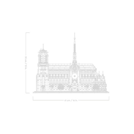 Lego architecture notre dame paris