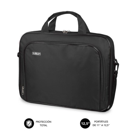 Maletin subblim oxford para portatil 11 pulgadas - 12.5 pulgadas negro