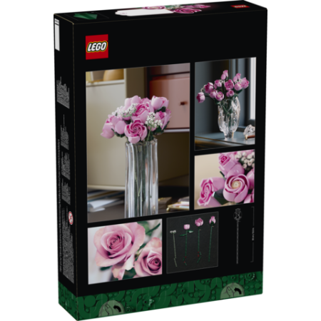Lego botanicals ramo de rosas rosadas