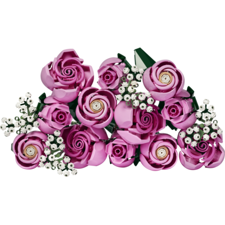 Lego botanicals ramo de rosas rosadas