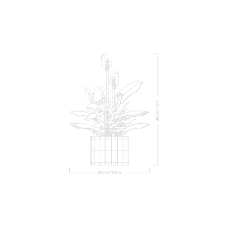Lego botanicals lirio de la paz