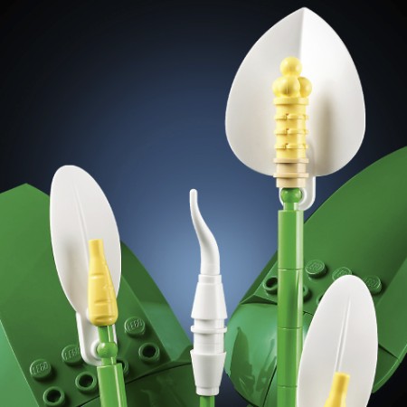 Lego botanicals lirio de la paz