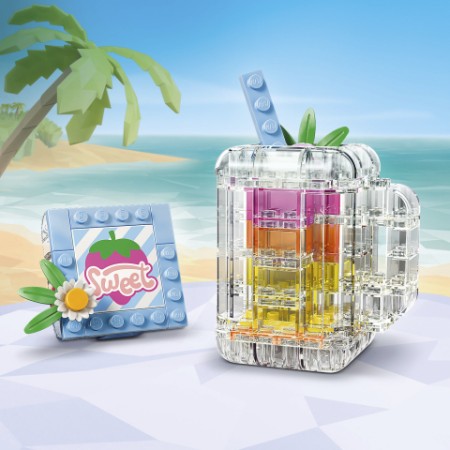 Lego frasco decorativo de perfume
