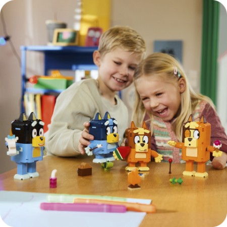 Lego familia de bluey para construir