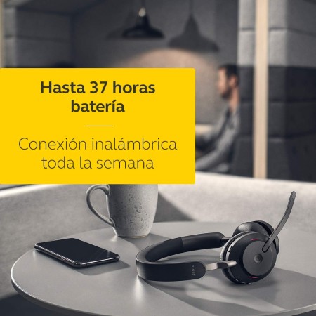Auriculares jabra evolve2 65 uc color negro