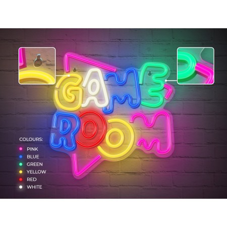 Lampara forever neon plexi led game color multicolor neolia
