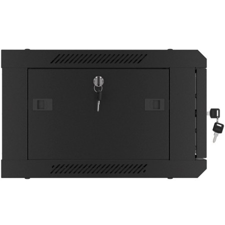 Armario rack lanberg 4u 600x450x279 auto ensamblado 19 pulgadas hasta 60 kg negro