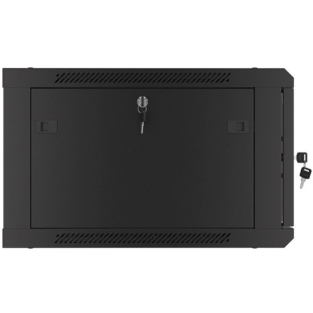 Armario rack lanberg 6u 600x600x368 auto ensamblado 19 pulgadas hasta 60 kg negro