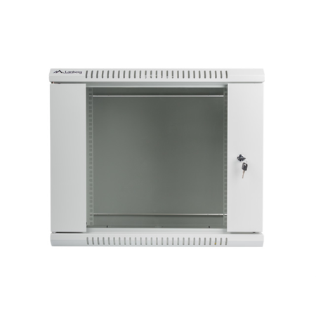 Armario lanberg 19 pulgadas 9u - 600x600 gris