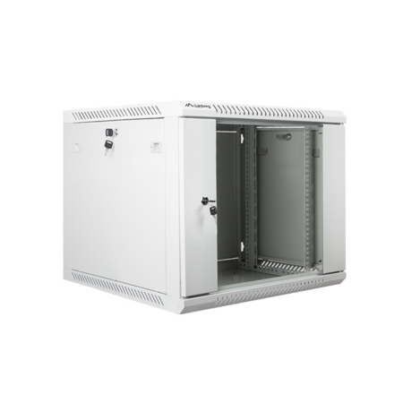 Armario lanberg 19 pulgadas 9u - 600x600 gris