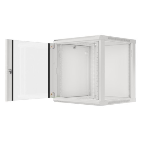 Armario rack lanberg 12u 600x600x368 auto ensamblado 19 pulgadas hasta 60kg gris