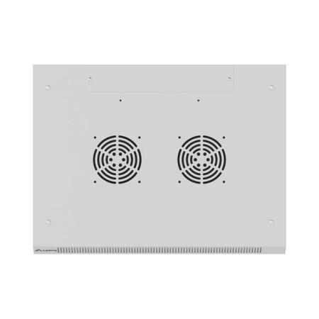 Armario lanberg mural rack 19 pulgadas 22u - 600x450 flat pack v2 gris