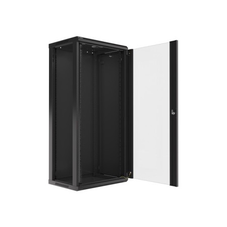 Armario rack lanberg 27u 600 x 450 19 pulgadas carga maxima 60kg negro