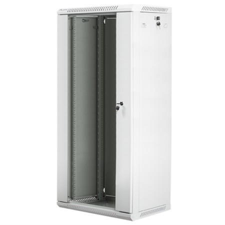 Armario rack lanberg 19 pulgadas 27u 600x450 cabinet wall - mount (flat pack) gris v2