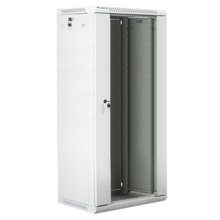 Armario rack lanberg 19 pulgadas 27u 600x450 cabinet wall - mount (flat pack) gris v2