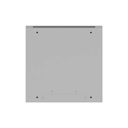 Armario lanberg mural rack 19 pulgadas 27u - 600x600 flat pack puerta cristal gris