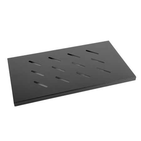 Bandeja fija lanberg 1u 483x300 mm hasta 25kg rack de 19 negro