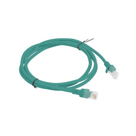Cable red lanberg latiguillo cat.6 u - utp 1.5m verde fluke passed