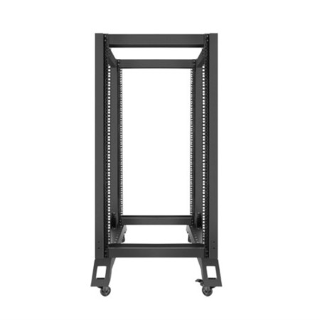 Armario lanberg abierto rack 19 pulgadas 22u - 600x800 negro