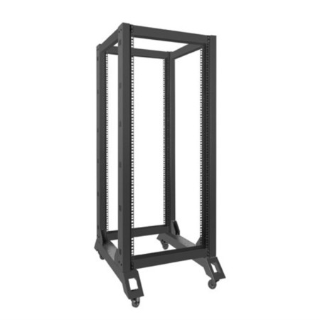 Armario lanberg abierto rack 19 pulgadas 27u - 600x800 negro