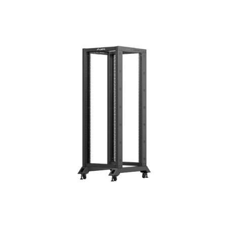 Armario lanberg abierto rack 19 pulgadas 32u 600x800 negro