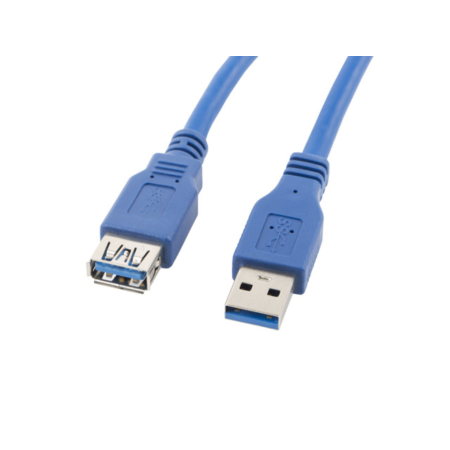 Cable alargador lanberg usb 3.0 macho - hembra - 3m azul