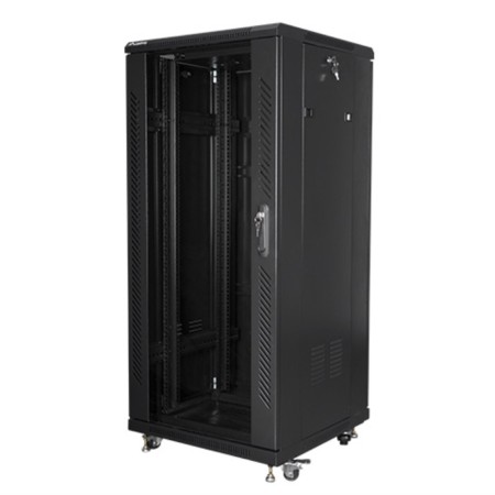 Armario lanberg rack 19 pulgadas 27u 600x600 negro