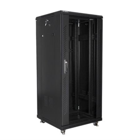 Armario lanberg rack 19 pulgadas 27u 600x600 negro
