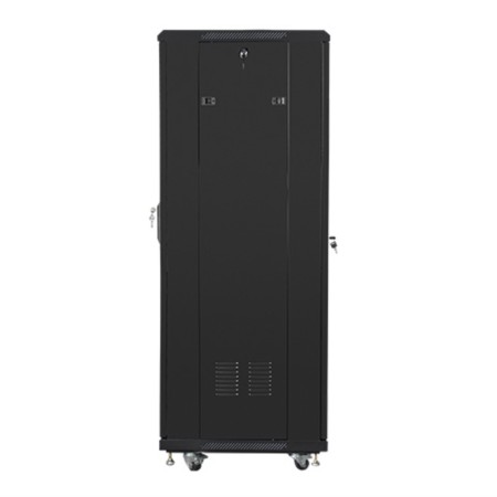 Armario rack lanberg de suelo 32u - 600x600x1603 19 pulgadas flat pack negro