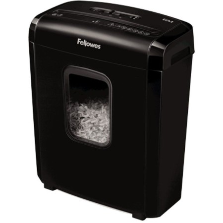 Destructora Fellowes 6M/ Minicorte de 4 x 12mm/ Negra