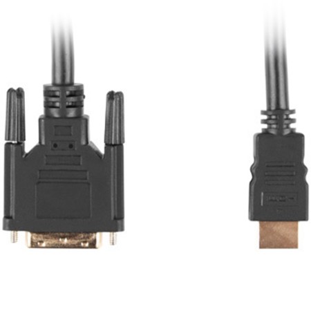 Cable hdmi lanberg macho - dvi - d 18+1 macho single link 3m negro