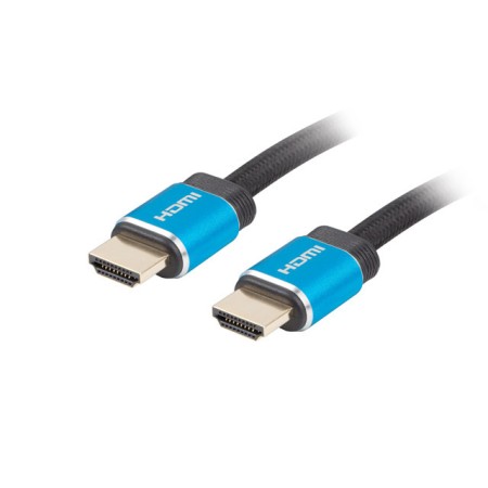 Cable hdmi lanberg m - m v2.0 premium certificate 1m negro