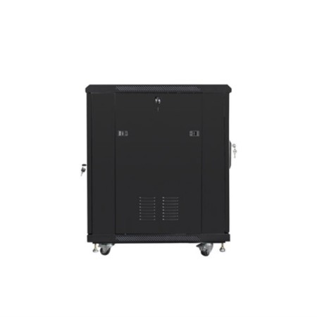 Armario lanberg rack 19 pulgadas 15u 600x800 flat pack black negro