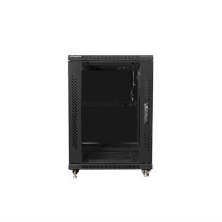 Armario lanberg rack 19 pulgadas 15u 600x800 flat pack black negro
