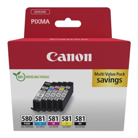 Multipack canon pgi - 580 pgbk  cli - 581 cymbk