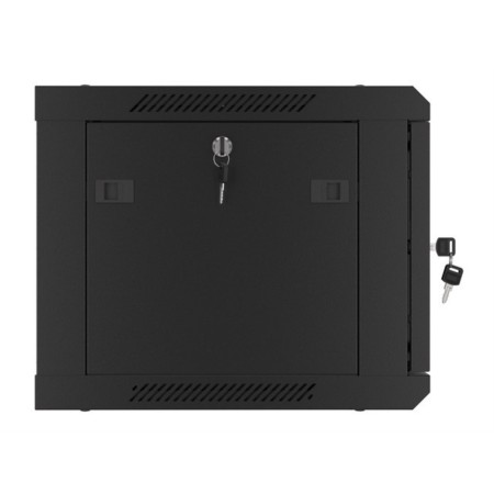 Armario lanberg mural rack 19 pulgadas 6u - 600x450 negro