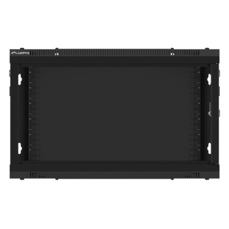 Armario lanberg mural rack 19 pulgadas 6u - 600x600 negro