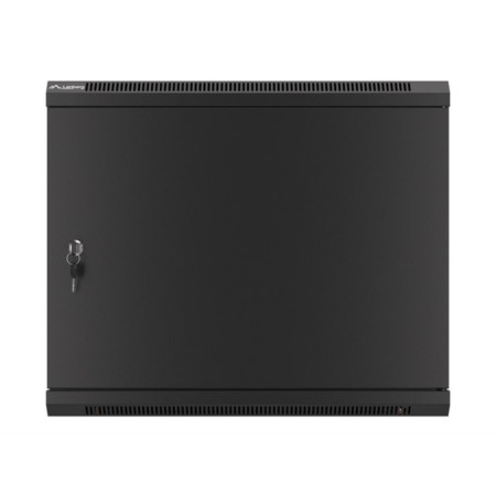 Armario lanberg mural rack 19 pulgadas 9u - 600x450 negro