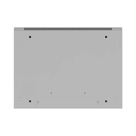 Armario lanberg mural 19 pulgadas 12u - 600x450 para automontaje con puerta metalica gris