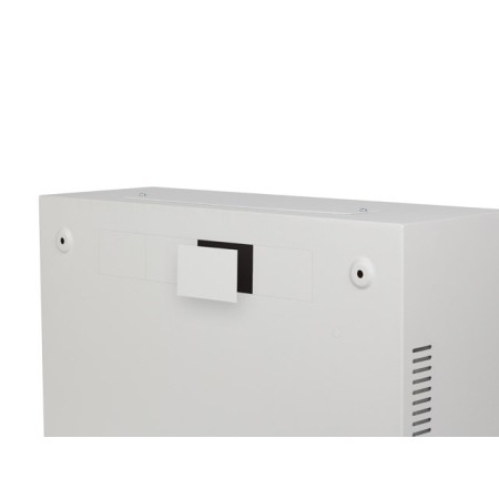 Armario lanberg mural rack 19 pulgadas 4u+3u - 540x200 gris