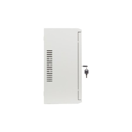 Armario lanberg mural rack 19 pulgadas 4u+3u - 540x200 gris